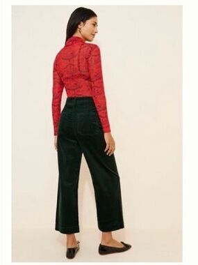 Anthropologie Maeve Collette Corduroy Crop pants, size 31